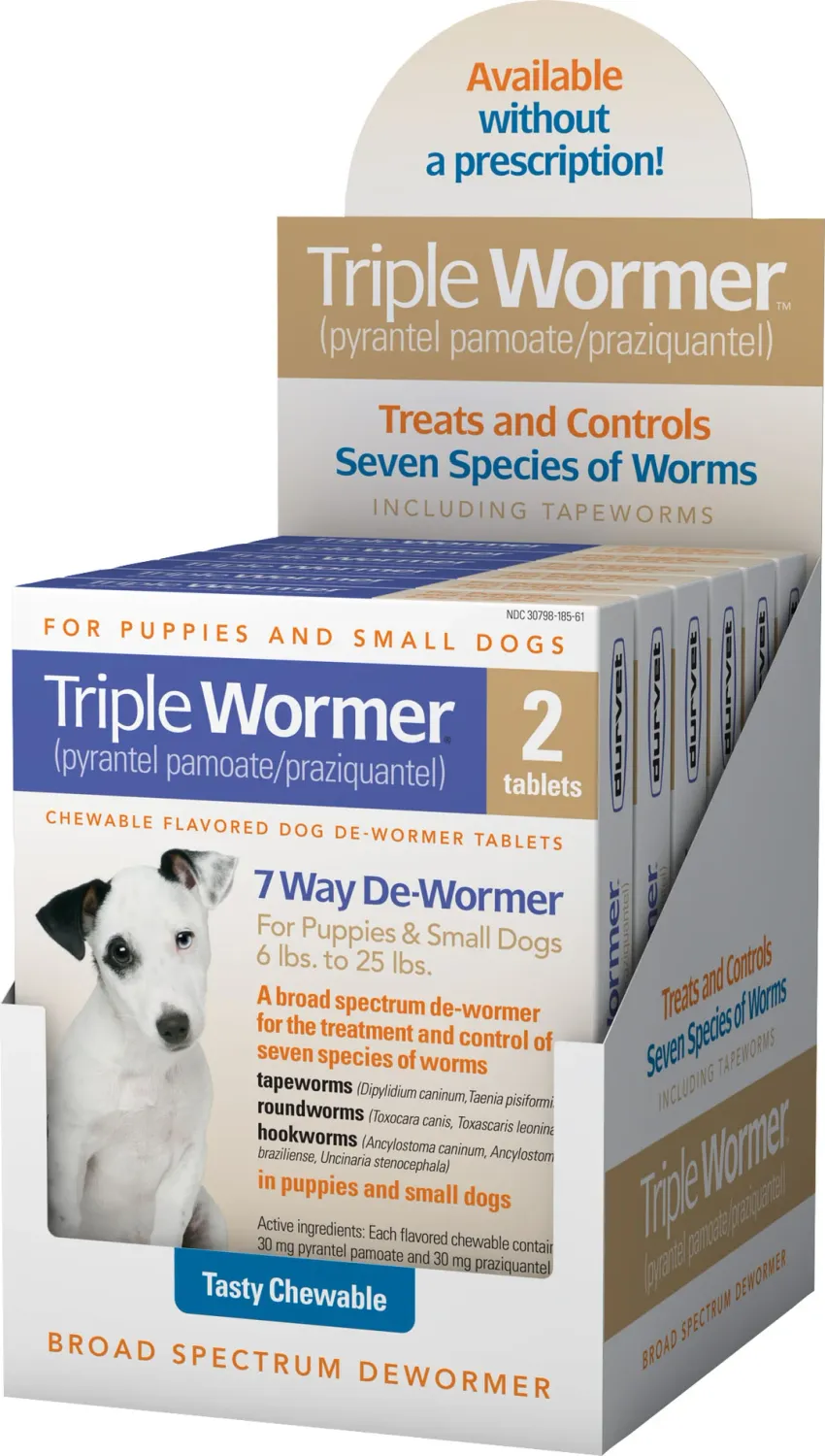 Wormer Triple for Sm Dogs/Pup