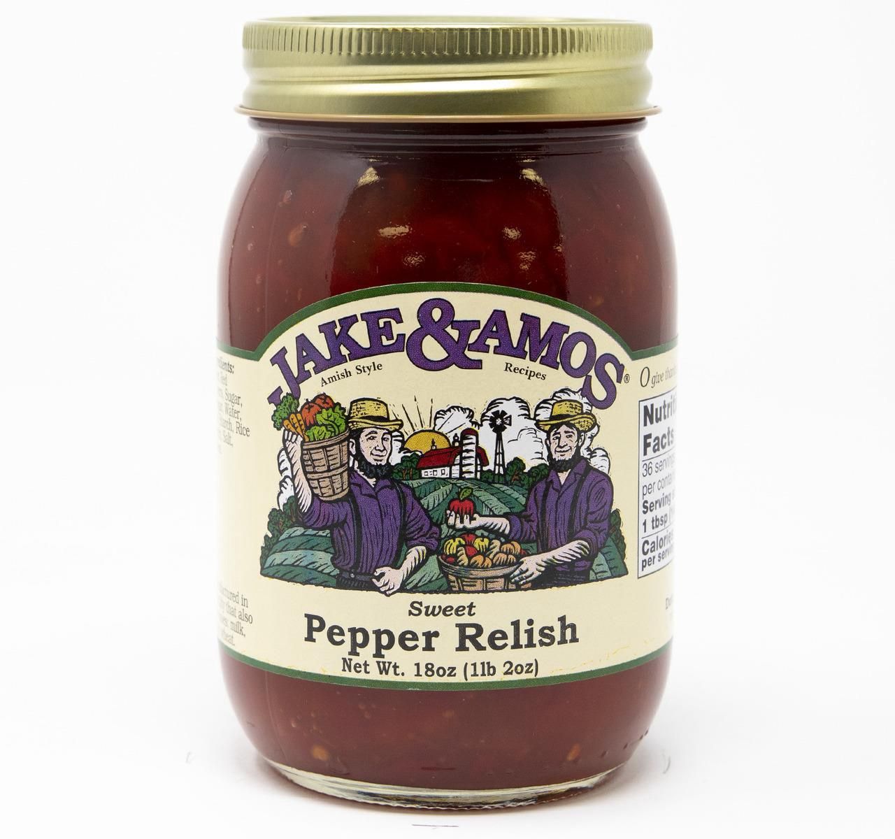 DV J&amp;A Pepper Relish Sweet 16oz