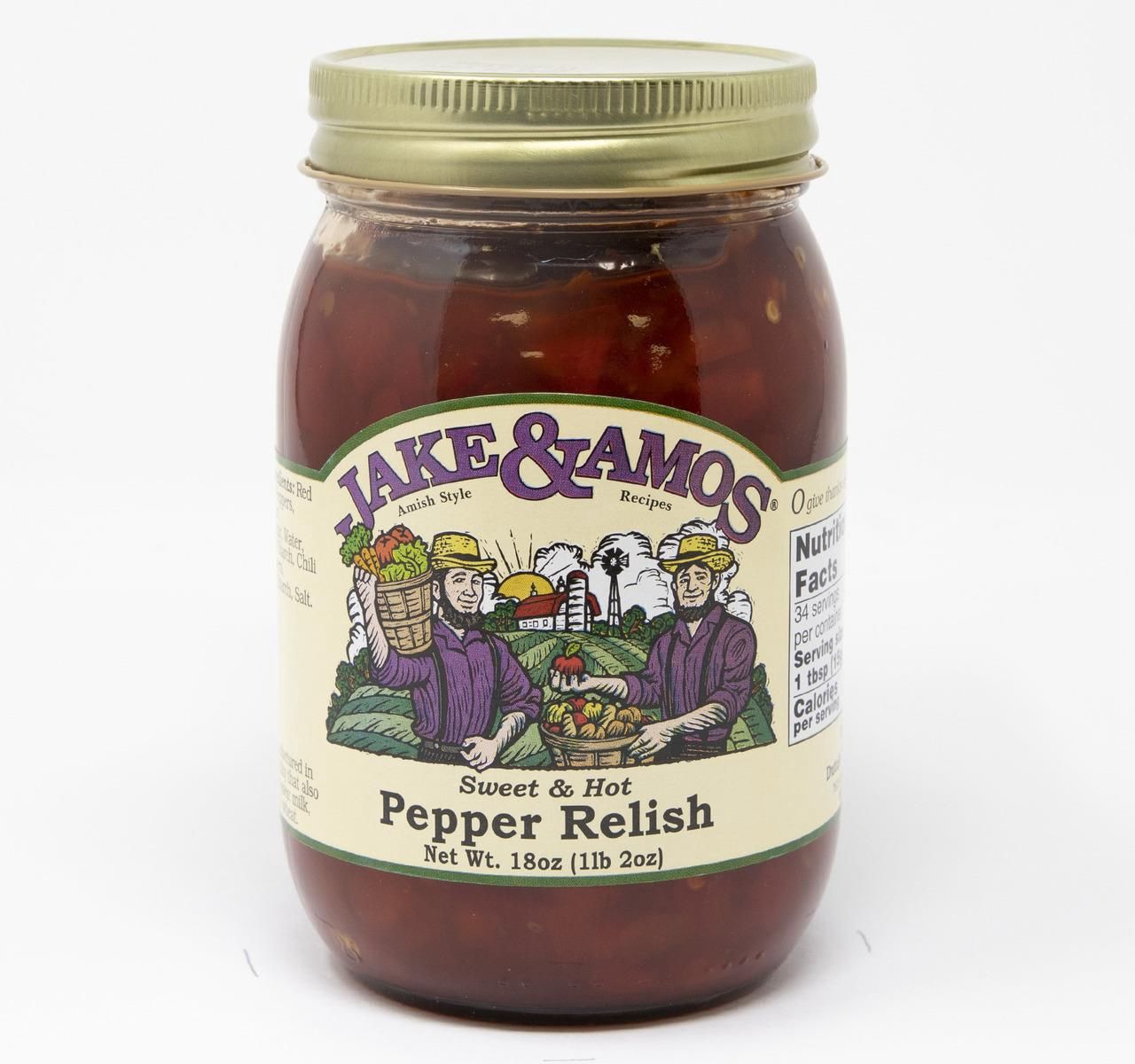 DV J&amp;A Pepper Relish Hot 16oz