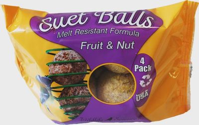 Suet Ball Fruit &amp; Nut 4pk