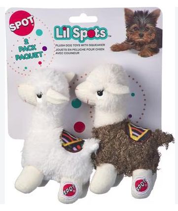 Toy Lil Spot Llama 5.5in - 2 pk
