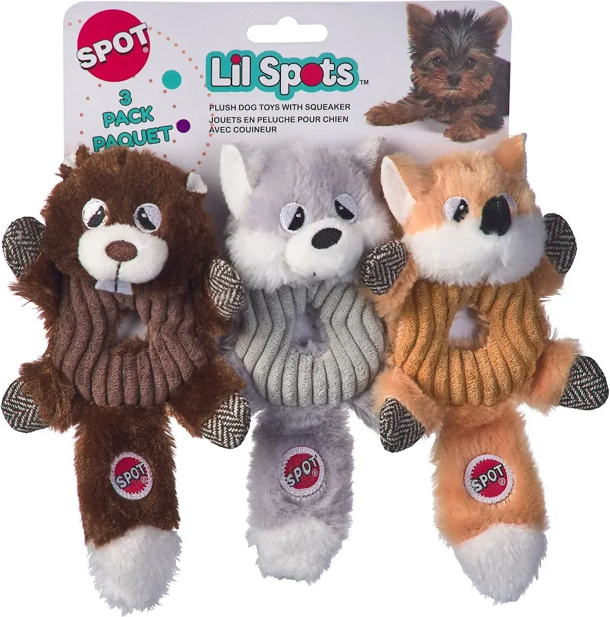 Toy Lil Spot Crinkle Donut 7in - 3 pk