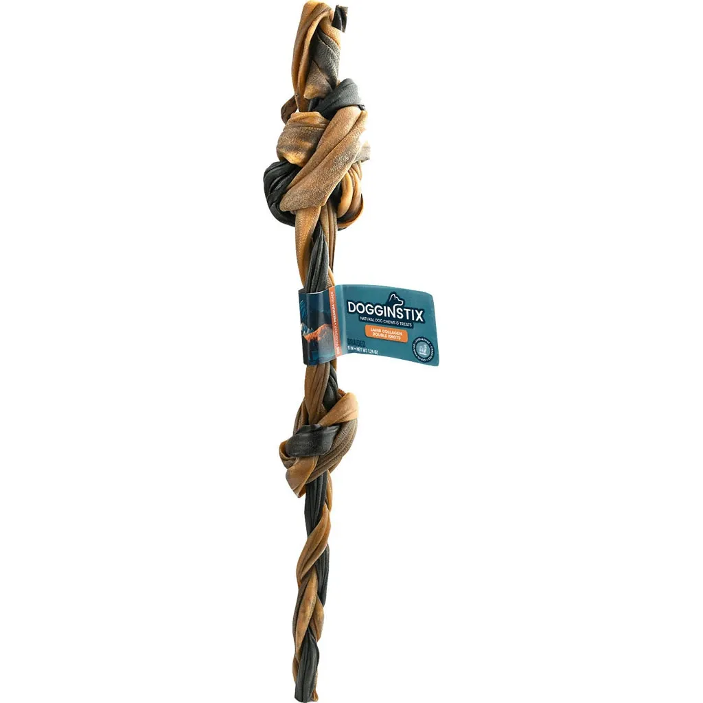 DogginStix Collagen Dbl Knot Lamb