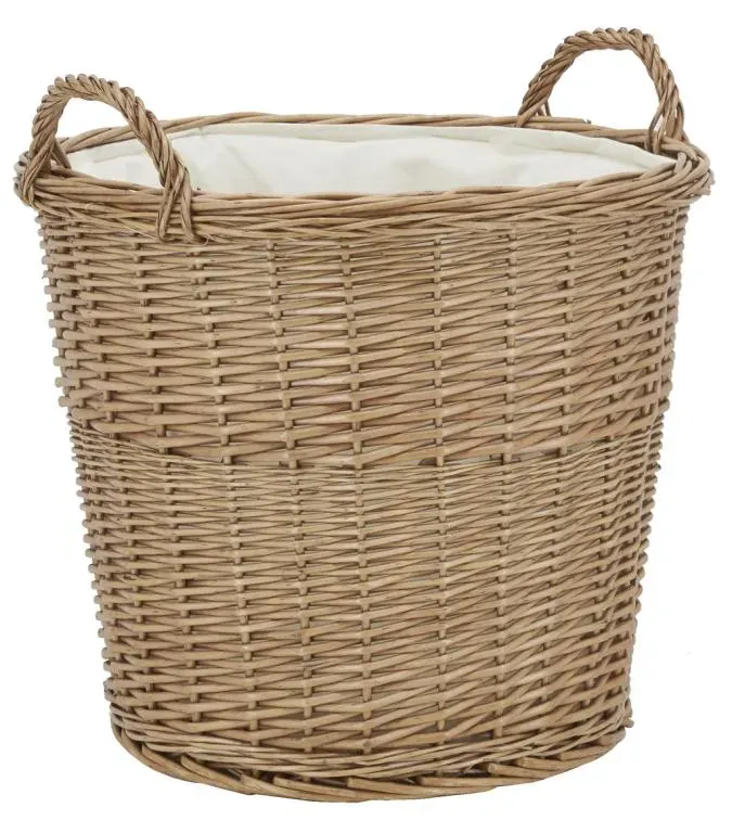 Corbeille osier miel et coton-