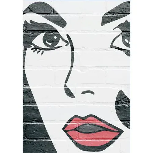 Plaque finition murale déco Pop'Art 1000 Noir Graine Plaque finition murale déco Pop'Art 1000 Noir Graine