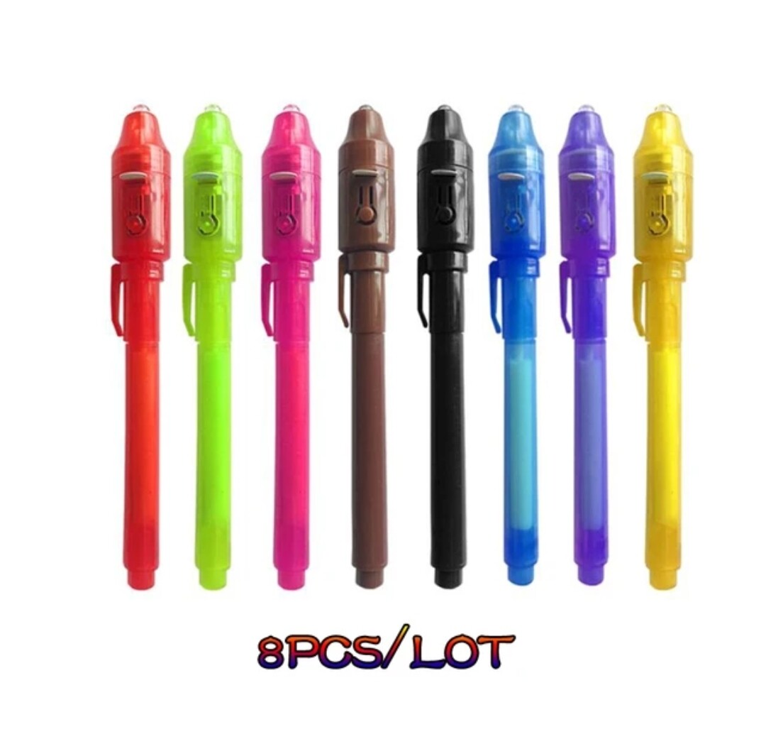 8 SET LIGHT WRITER PENS 
