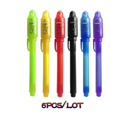 6 SET LIGHT WRITER PENS