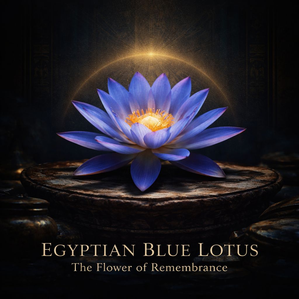 Egyptian Blue Lotus- The Flower of Remembrance  (2.5 oz) Whole Flowers