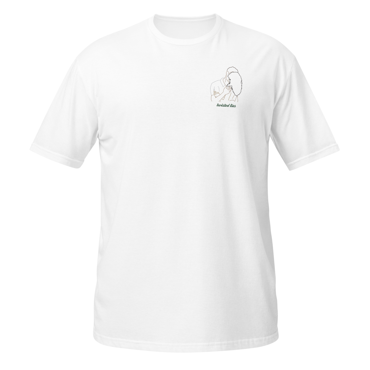 Twisted Lies Embroidery T-shirt