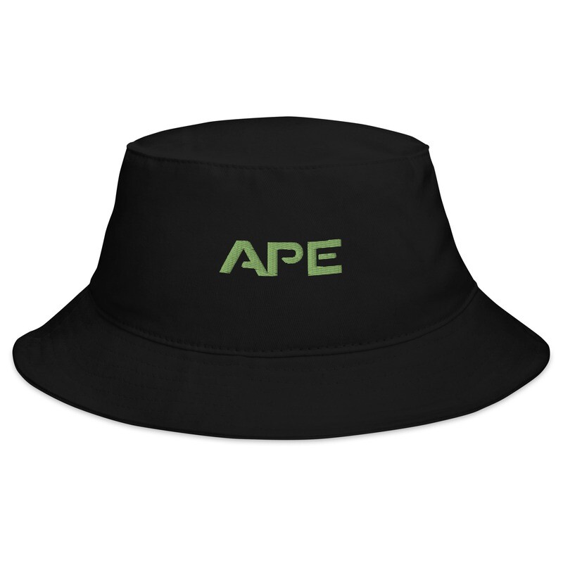 APE Bucket Hat Green Logo (Multiple Color Options)