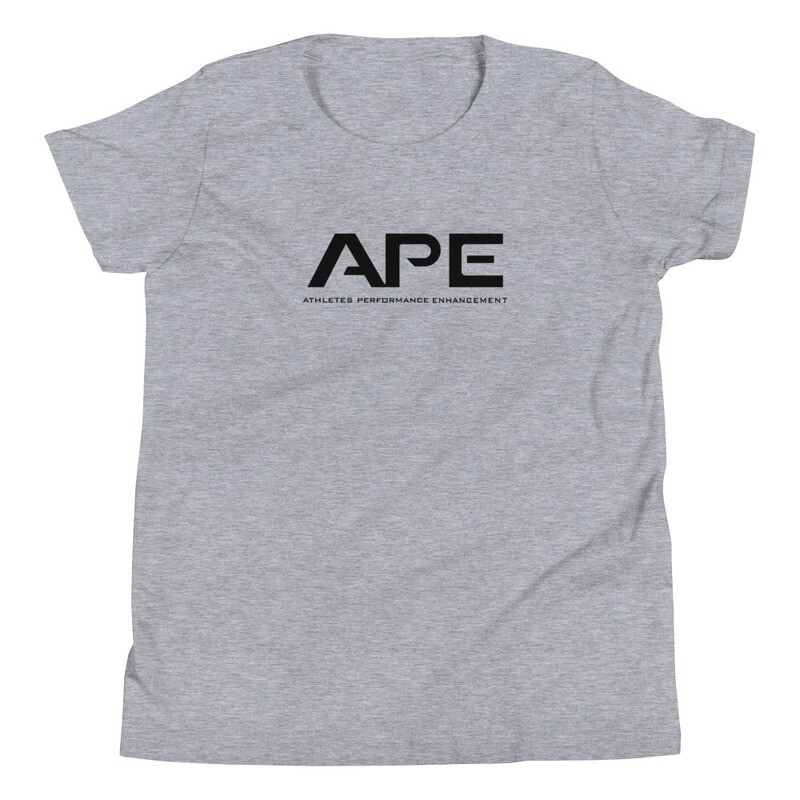 APE Youth T-Shirt Black Logo (Multiple Color Options)
