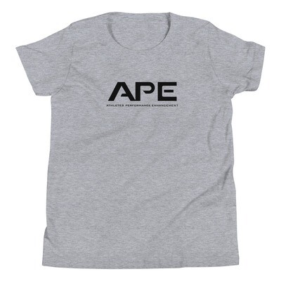 APE Youth T-Shirt Black Logo (Multiple Color Options)