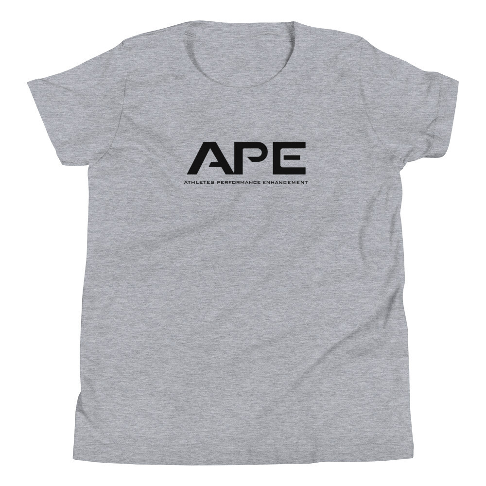 APE Youth T-Shirt Black Logo (Multiple Color Options)