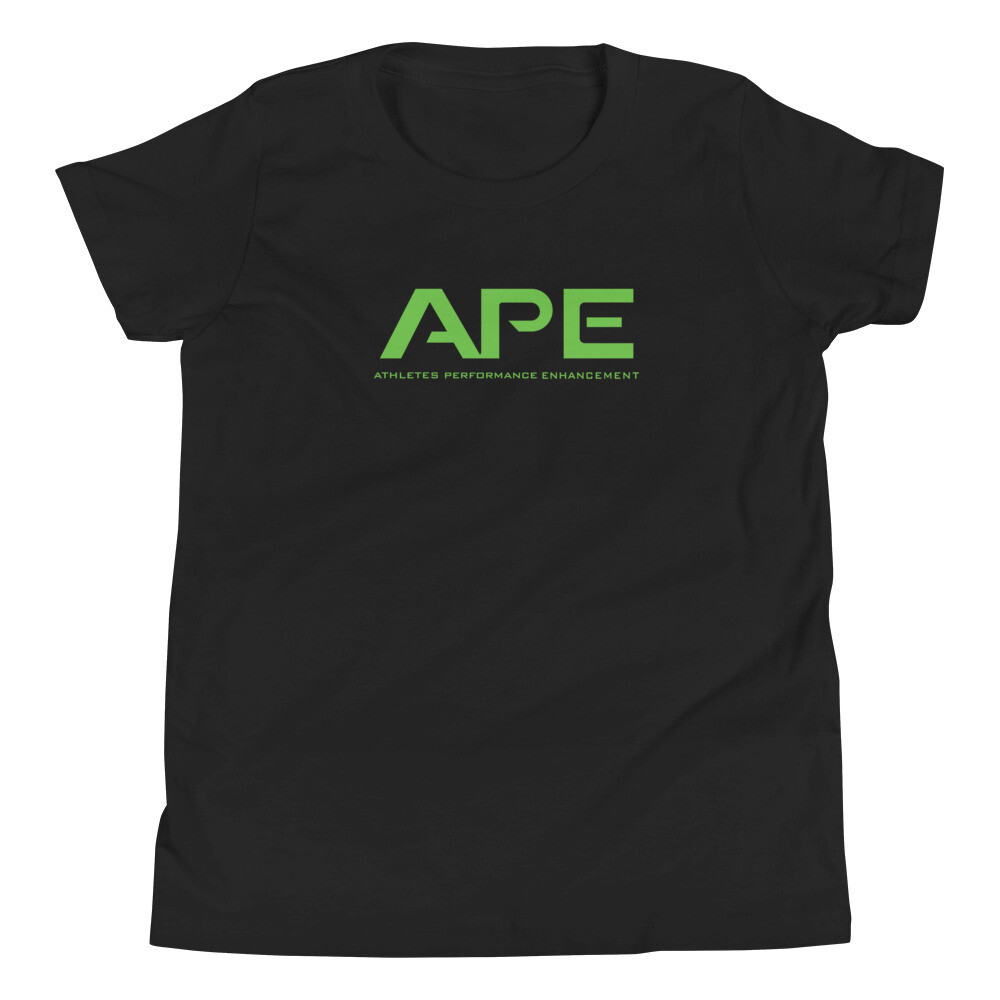 APE Youth T-Shirt Green Logo (Multiple Color Options)