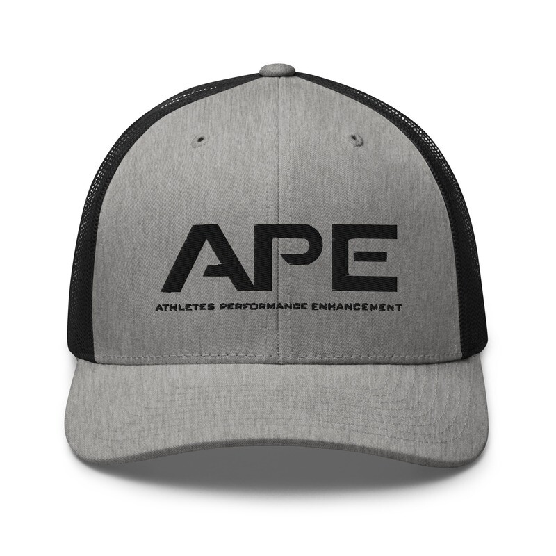 APE Trucker Cap - Black Logo (Multiple Color Options)