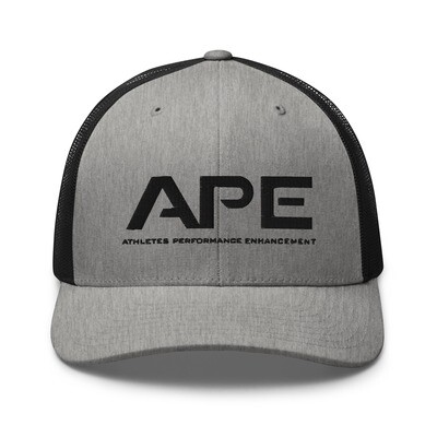 APE Trucker Cap - Black Logo (Multiple Color Options)