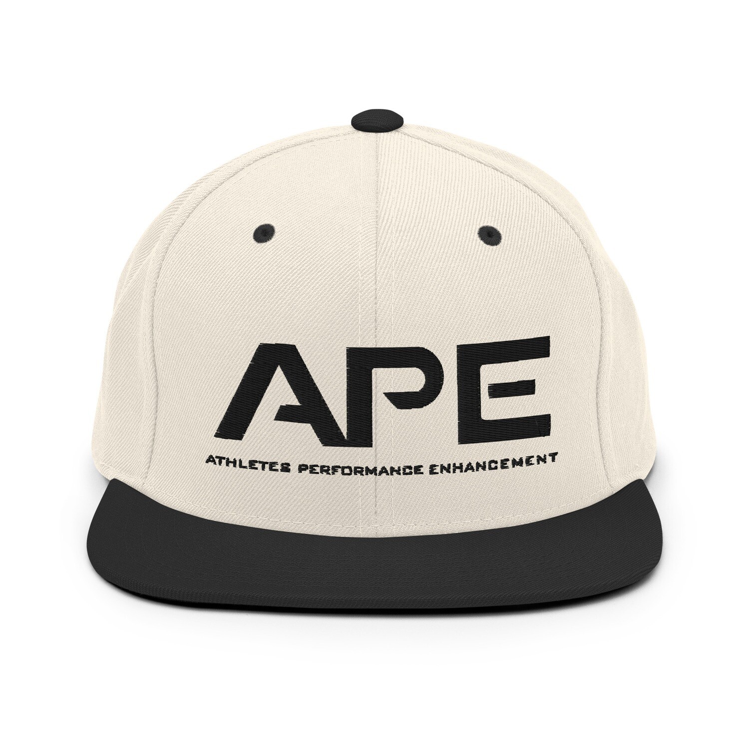 APE Snapback Hat Black Logo (Multiple Color Options)