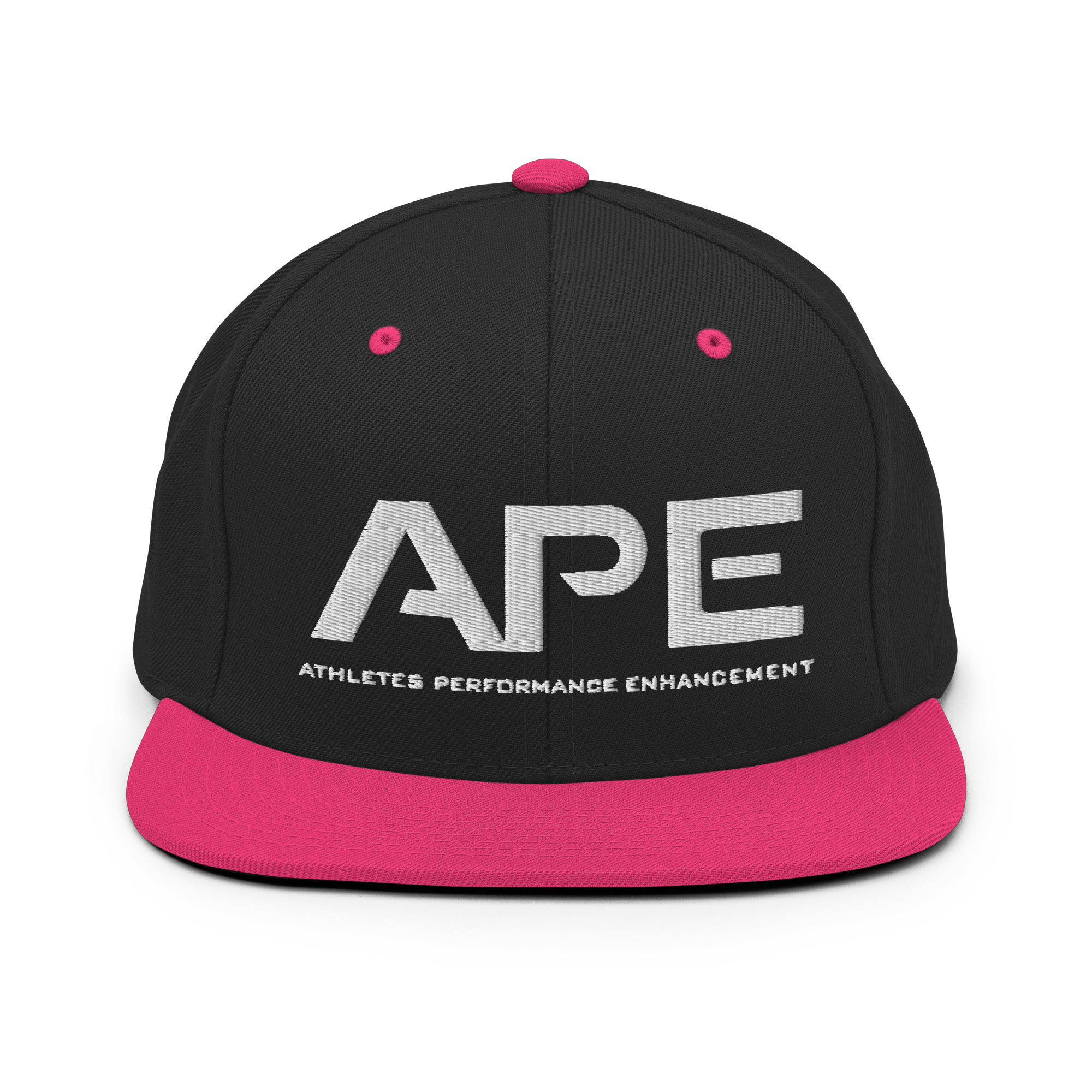 APE Snapback Hat White Logo (Multiple Color Options)
