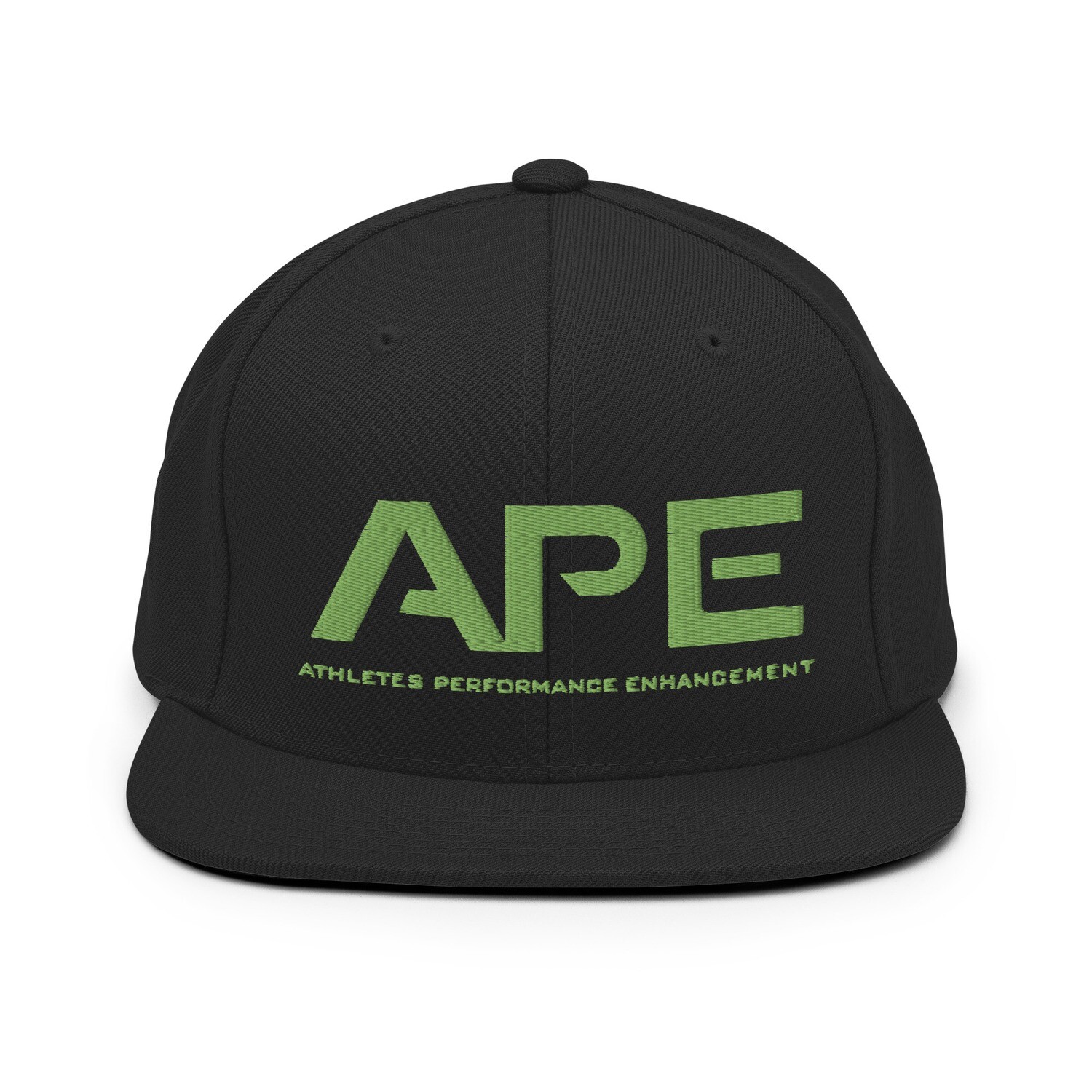 APE Snapback Hat Green Logo (Multiple Color Options)