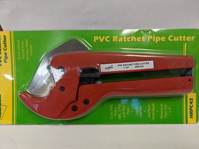 Harvard 1 1/4" PVC Pipe Cutter
