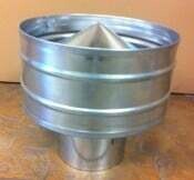 Stove Pipe Vent Top W/ Wind Band