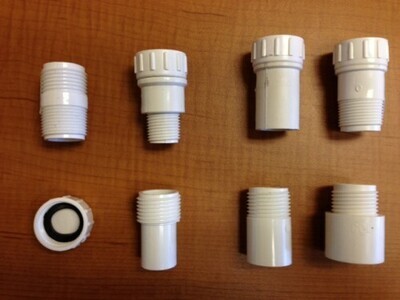 Assorted Plastic Hose Adaptors