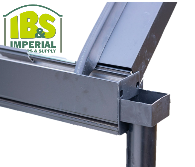 Greenhouse Gutters and Drains
