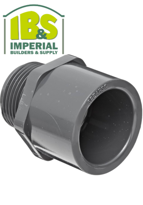1" Schedule 80 PVC Male Adaptor