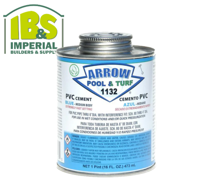 ARROW PVC Rain-R-Shine® Blue Cement