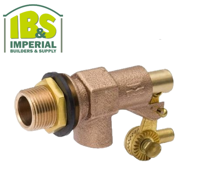 3/4" Bronze Float Valve (rod and float not included)