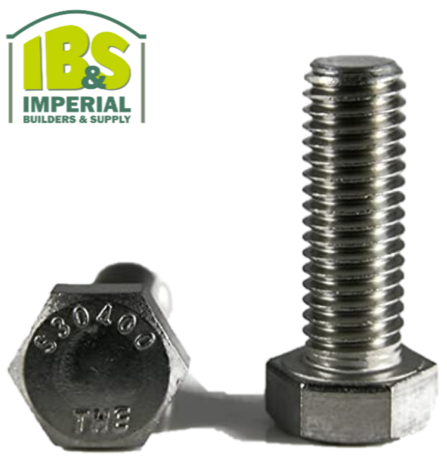5/16" Stainless Steel Hex Bolts