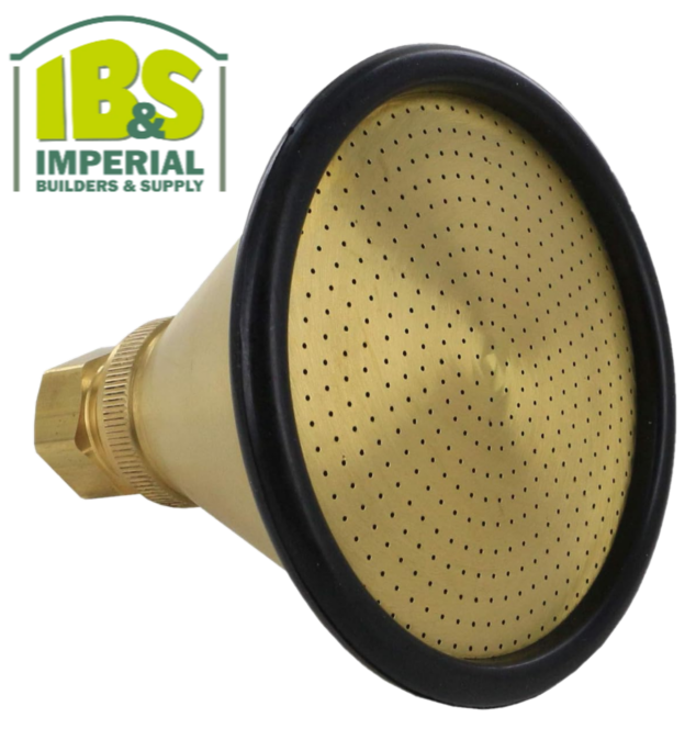 4" Brass Rose Watering Nozzle