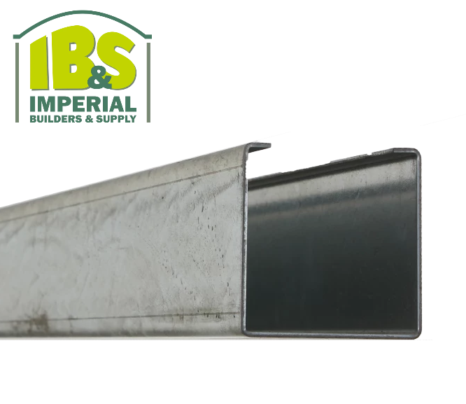 Galvanized C-Post - 12' x 12ga.