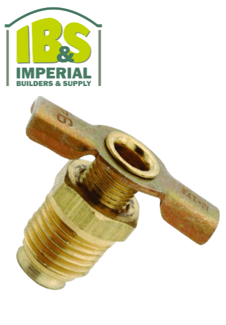 1/8" Brass MPT Drain Cock