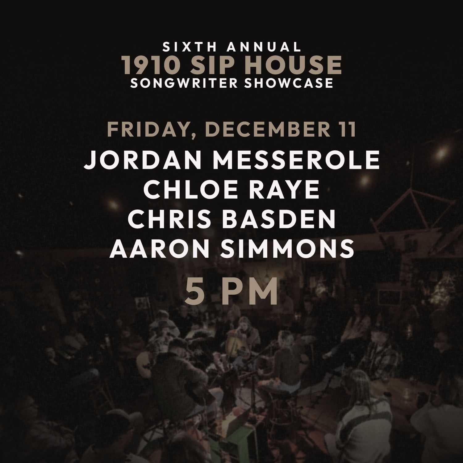 FRI DEC 11 • 5 PM