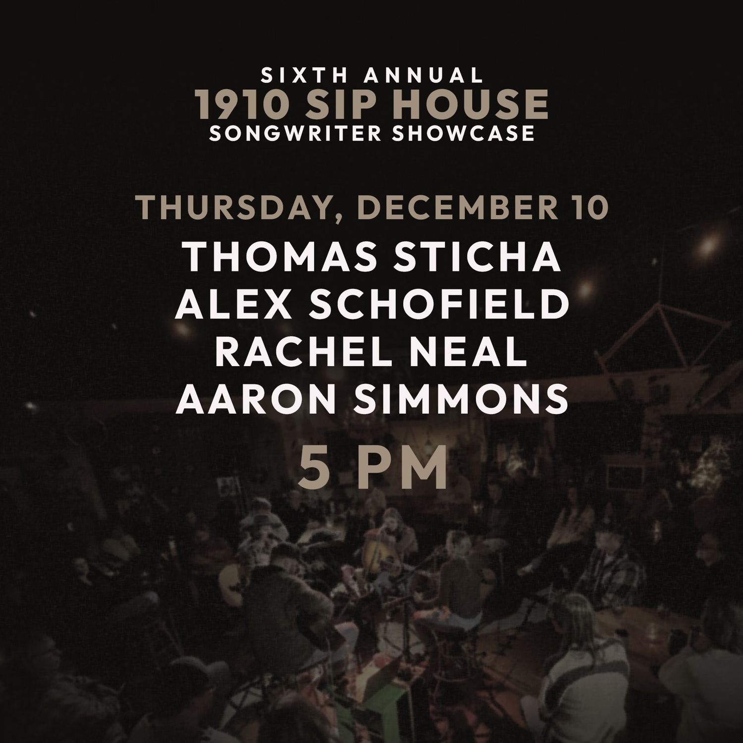 THU DEC 10 • 5 PM