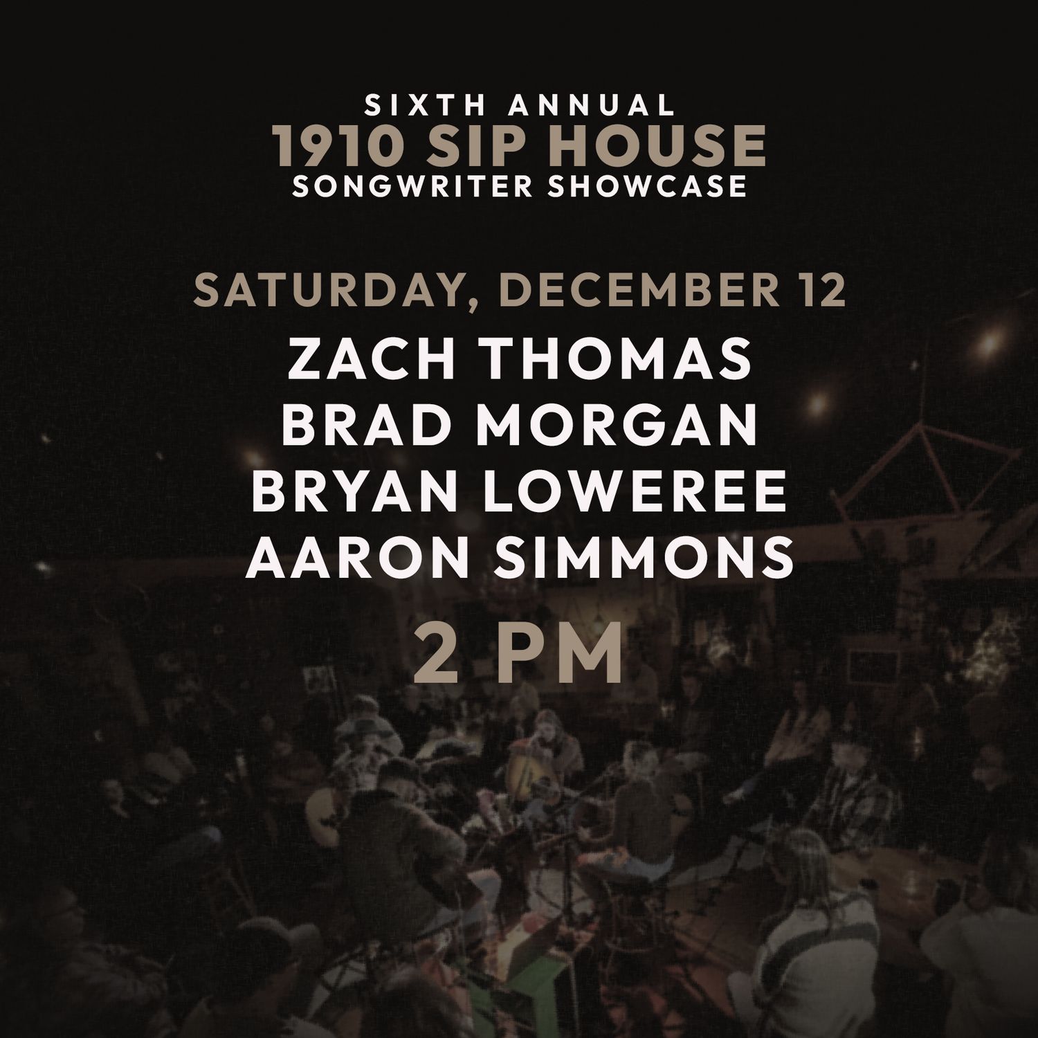 SAT DEC 12 • 2 PM