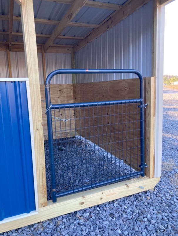 Stall Entry Gates. Wire Filled