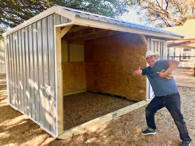 10x15 LOAFING SHED