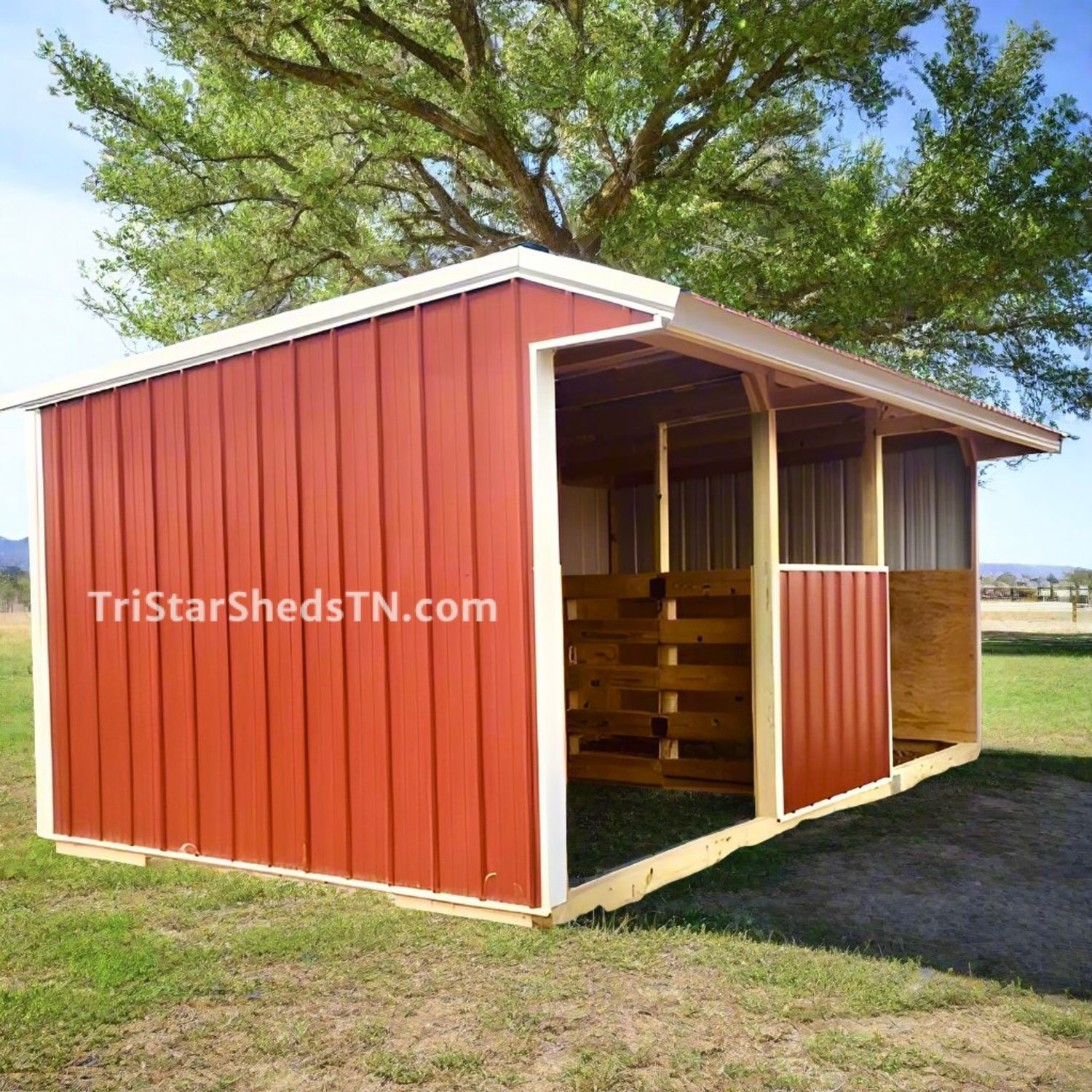 10x20 SPLIT ENTRY SHED