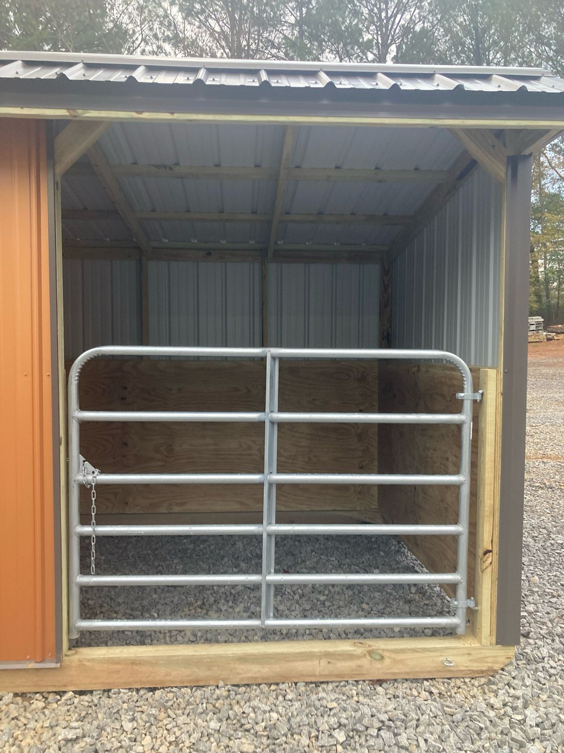 Stall Entry Gates. Tube