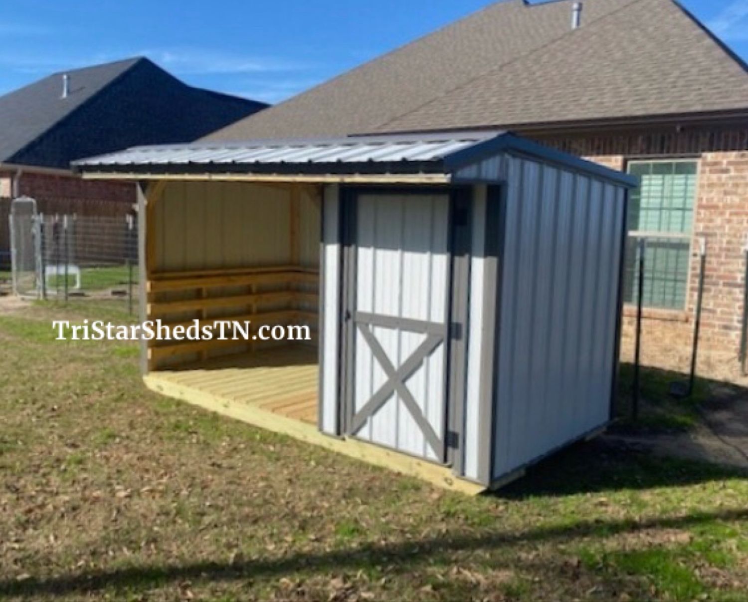 8x15 Shed With Deck Floor