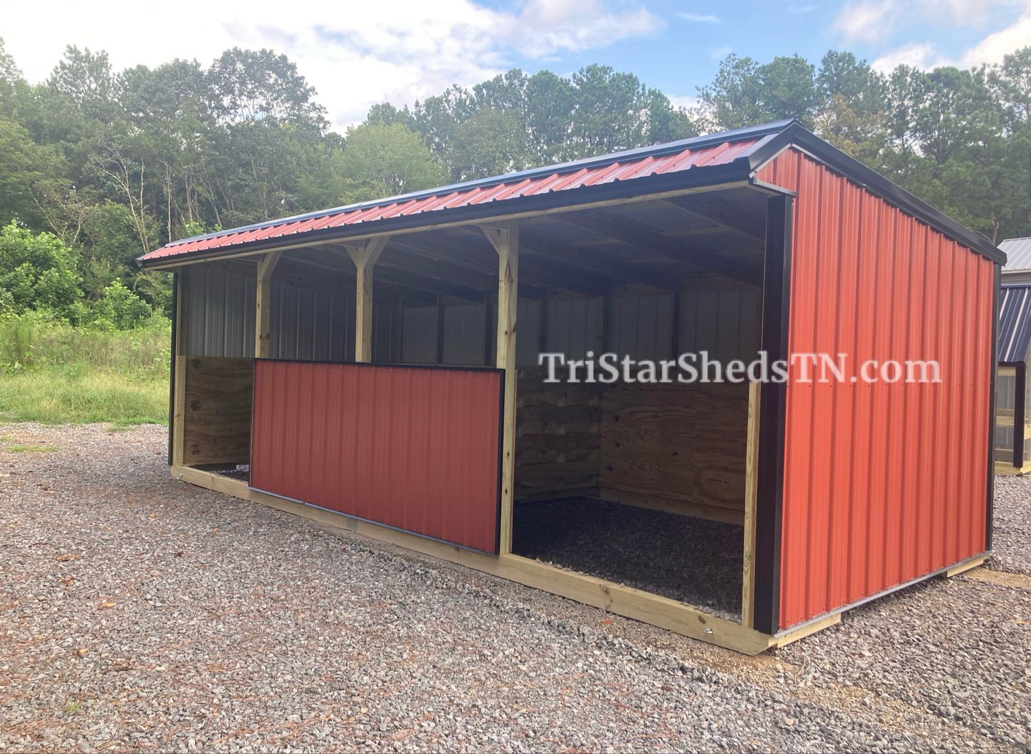 10x24 SPLIT ENTRY SHED