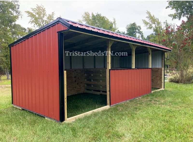 10x24 SPLIT ENTRY SHED