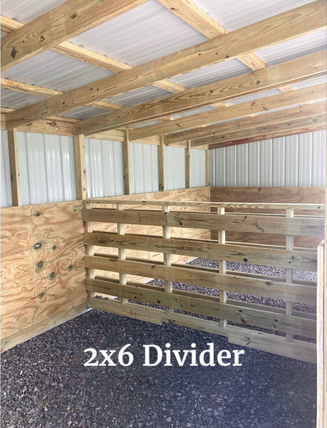 2x6 Divider Wall