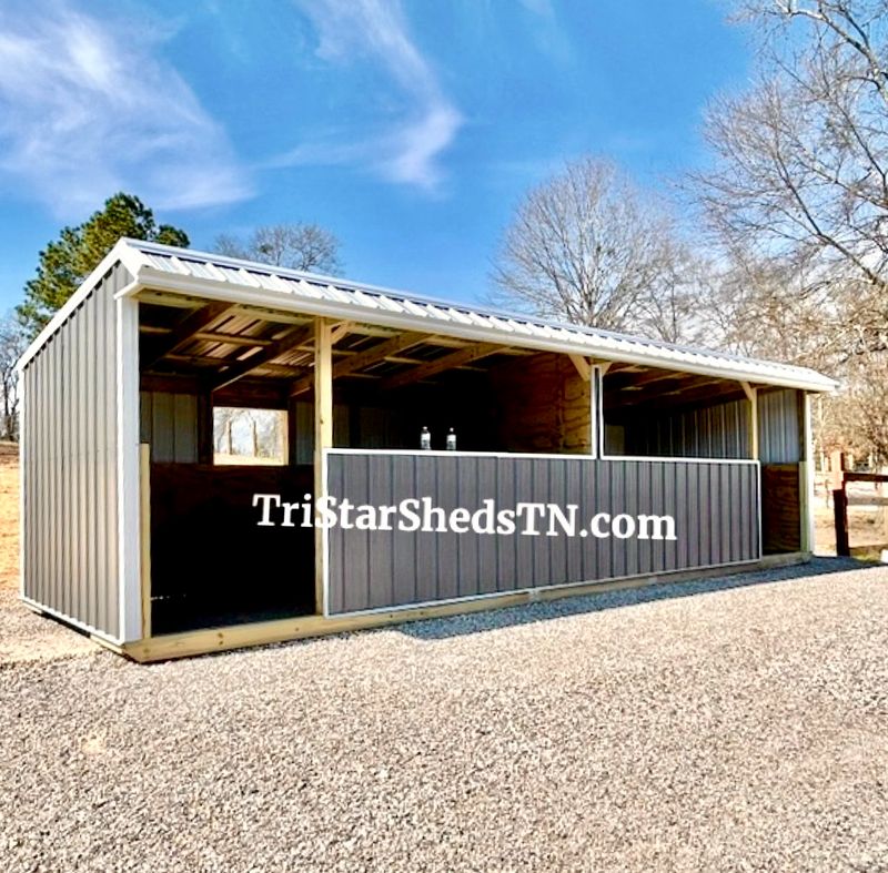 10x30 TWO STALL BARN