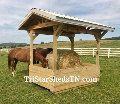 8x8 Horse Hay Pavilion