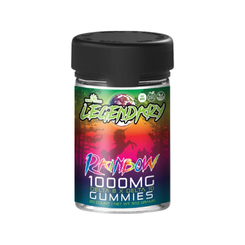 Hemp Living- Legendary D8xD10, Flavor/Nic%: Rainbow