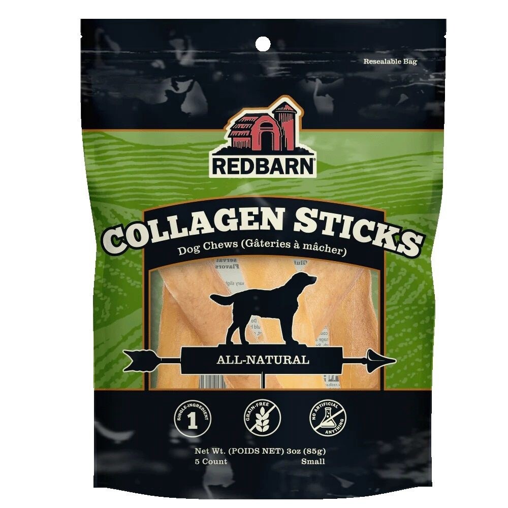 RedBarn - Bâtons de collagène 6&quot; / Paquet de 5