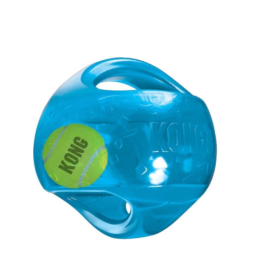 Kong - Balle «Jumbler» pour chiens, Taille: Moyen/Grand